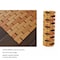Hastings Home Bamboo Bathmat Natural Wooden Non-Slip Roll Up Lattice Design for Indoor or Outdoor Bathtub, Sauna 369464LIO - alternate 3